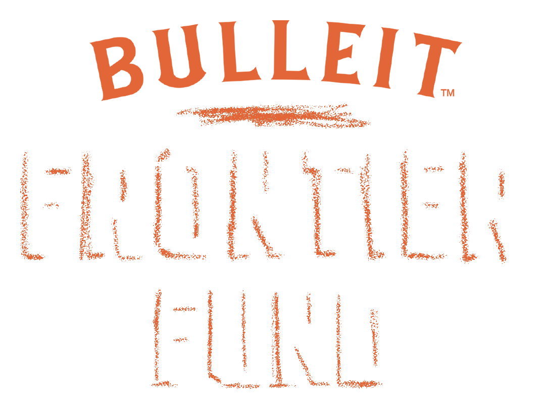 Bulleit Bourbon logo on a transparent background