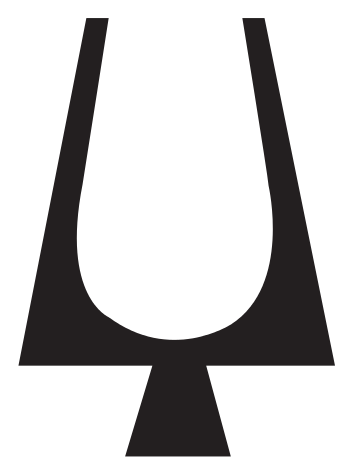 Bulova logo, black version, on a transparent background