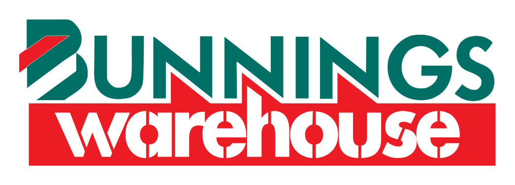Bunnings Warehouse logo on a transparent background