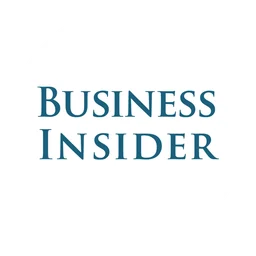 Business Insider Logo, Variante Icon weiß, auf transparentem Hintergrund