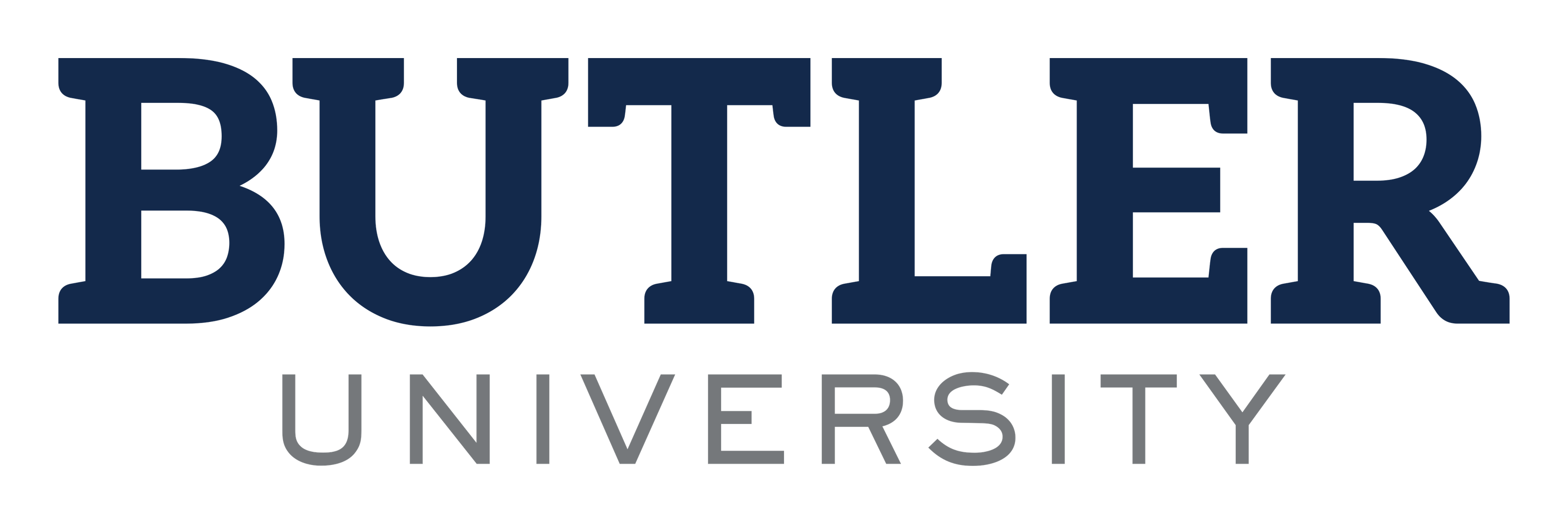 Butler logo on a transparent background