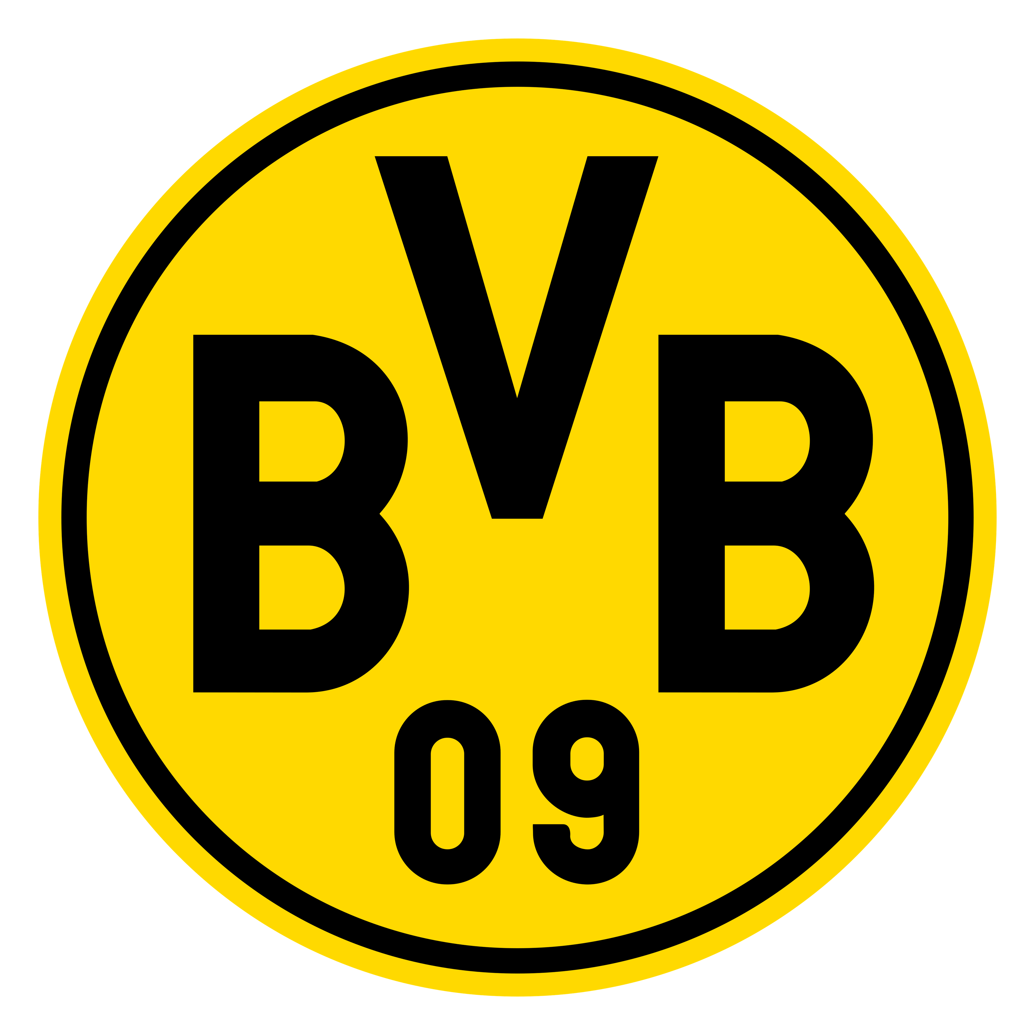 BVB logo on a transparent background