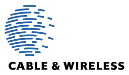 Cable and Wireless logo, horizontal version, on a transparent background