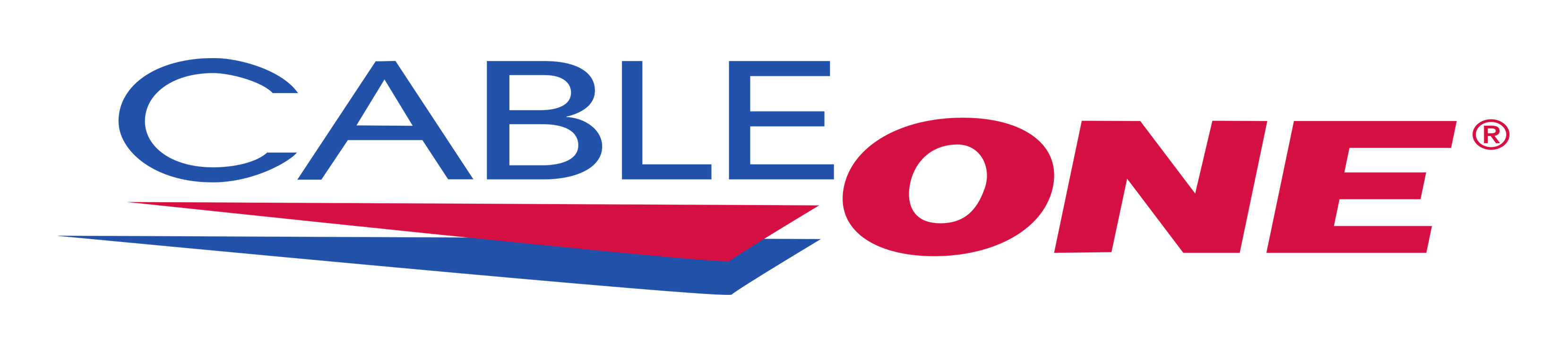 Cable One のロゴ（背景透過）