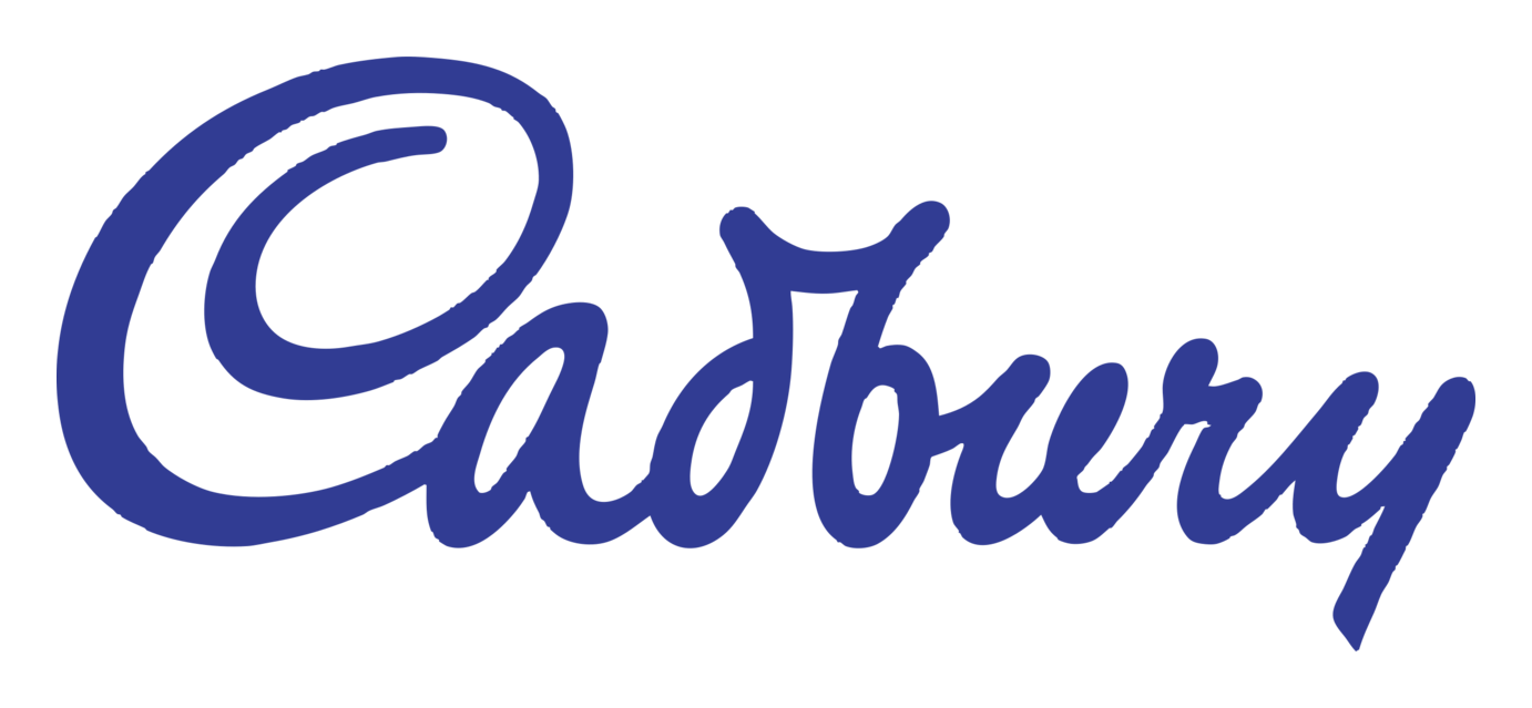 Cadbury logo on a transparent background