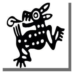 Cafanes logo, black icon version, on a transparent background