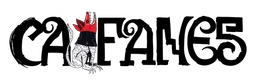 Cafanes logo, black wordmark version, on a transparent background