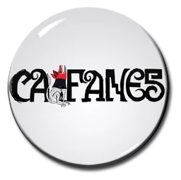 Cafanes logo, monochrome icon version, on a transparent background