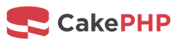 Cakephp logo, wordmark version, on a transparent background
