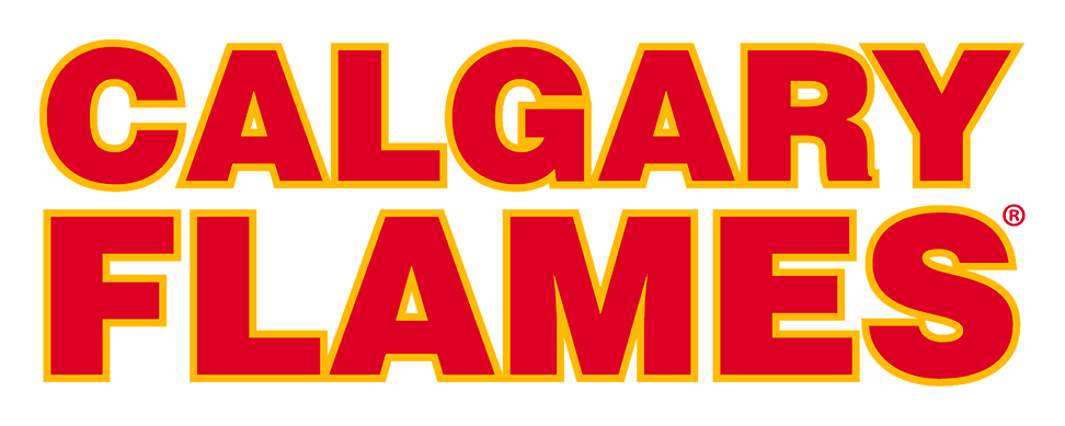 Calgary Flames Logo auf transparentem Hintergrund
