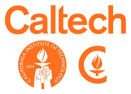Caltech logo, horizontal version, on a transparent background