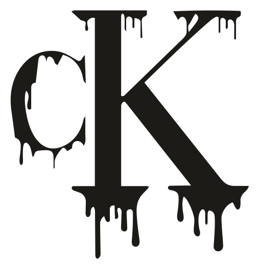 Calvin Klein logo, black icon version, on a transparent background