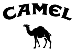 Camel logo, black version, on a transparent background