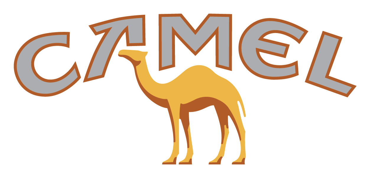 Camel logo on a transparent background