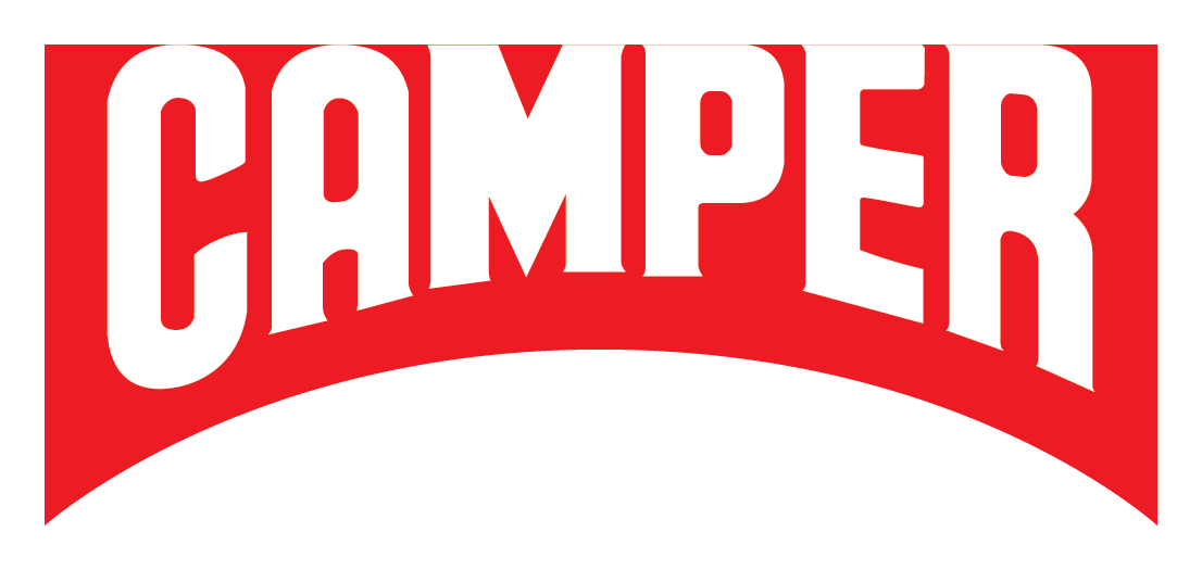 Camper logo on a transparent background