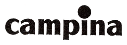 Campina logo, black wordmark version, on a transparent background