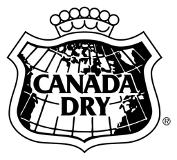 Canada Dry Logo, Variante Icon monochrom, auf transparentem Hintergrund