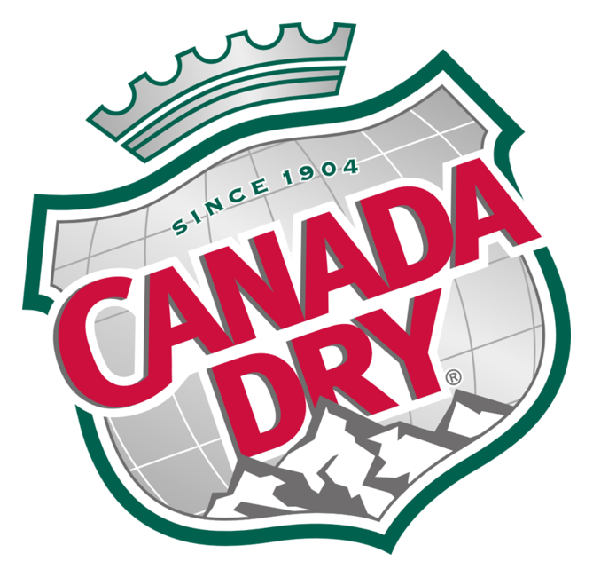 Canada Dry Logo auf transparentem Hintergrund