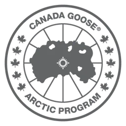 Canada Goose logo, monochrome icon version, on a transparent background