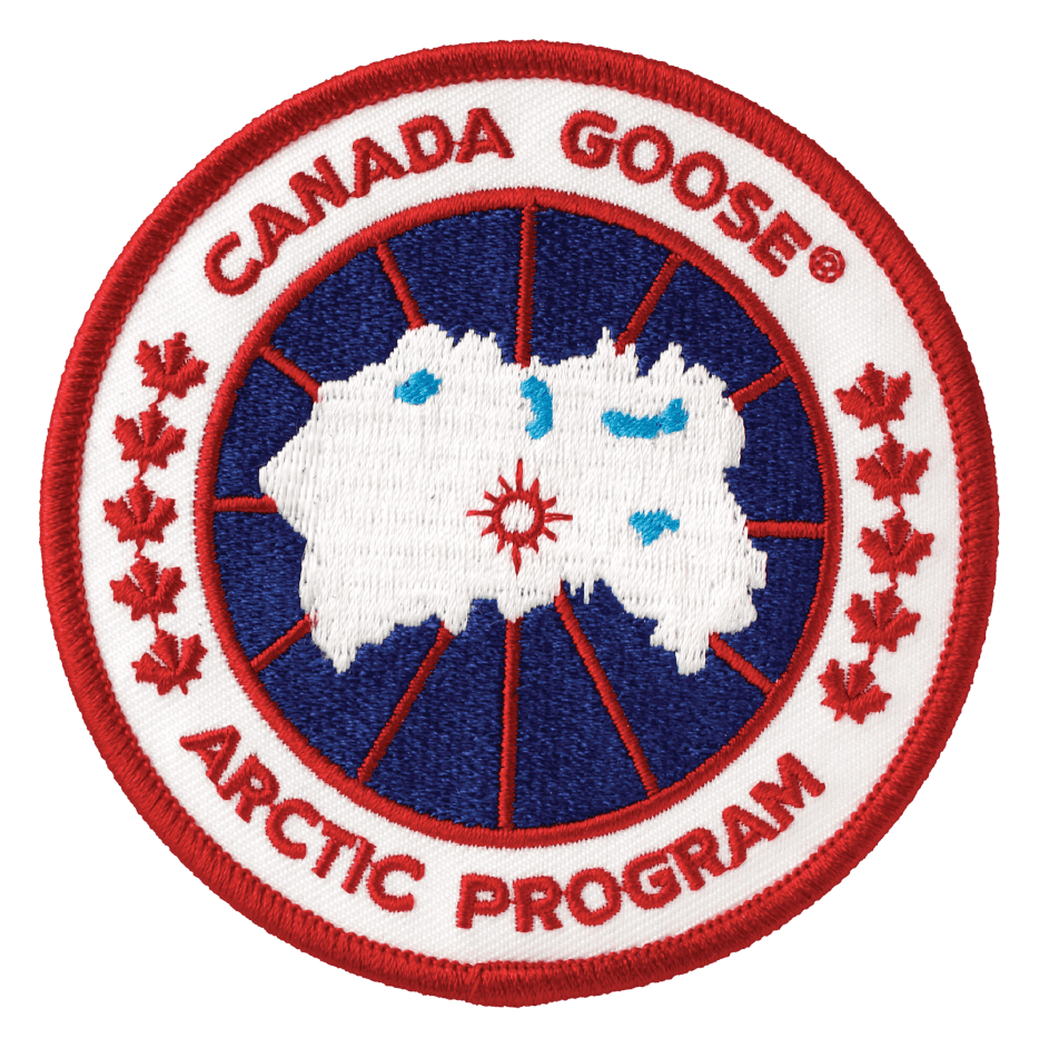 Canada Goose logo on a transparent background