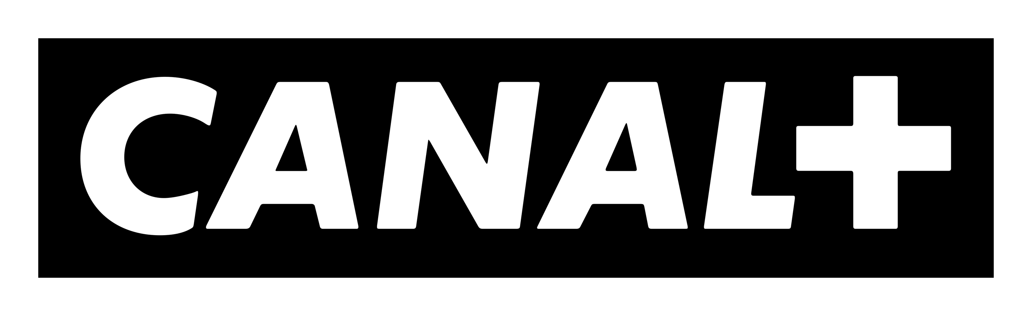 Canal Plus logo on a transparent background
