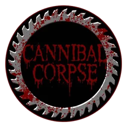 Cannibal Corpse logo, icon version, on a transparent background