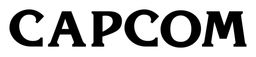 Capcom logo, black wordmark version, on a transparent background