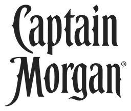 Captain Morgan logo, black icon version, on a transparent background