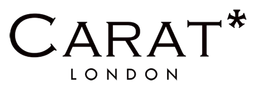 Carat logo, black wordmark version, on a transparent background