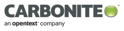 Carbonite logo, monochrome wordmark version, on a transparent background