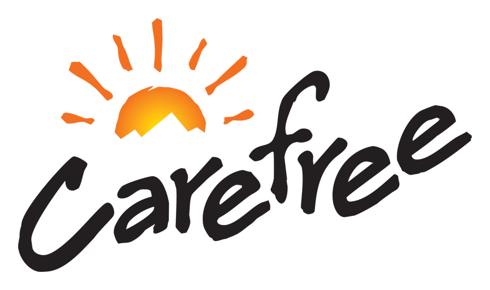 Carefree logo on a transparent background