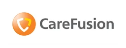 Carefusion logo, white wordmark version, on a transparent background