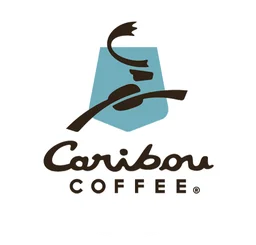 Caribou Coffee logo, white icon version, on a transparent background