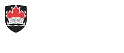 Logo de Carleton University, versión logotipo blanco, sobre fondo transparente