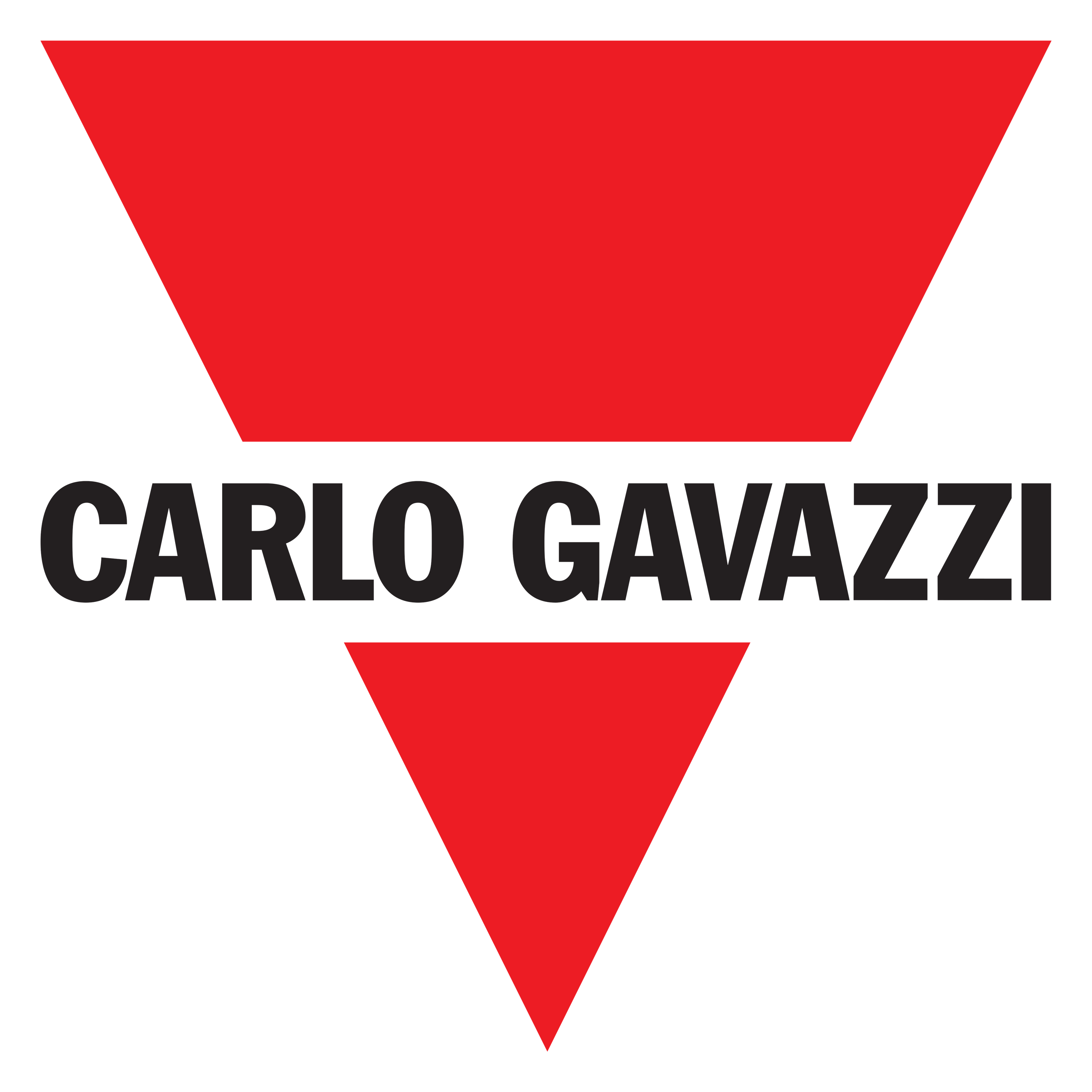 Carlo Gavazzi logo on a transparent background