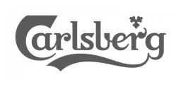 Carlsberg logo, monochrome wordmark version, on a transparent background