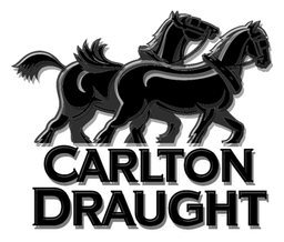 Carlton Draught logo, black icon version, on a transparent background