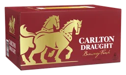 Carlton Draught logo, horizontal version, on a transparent background