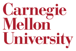 Carnegie Mellon University Logo, Variante horizontal, auf transparentem Hintergrund