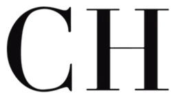 Carolina Herrera logo, black version, on a transparent background