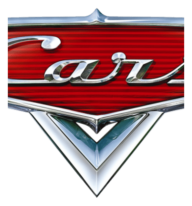 Cars logo, icon version, on a transparent background