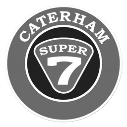 Caterham logo, monochrome icon version, on a transparent background