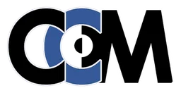 CCM logo, horizontal version, on a transparent background