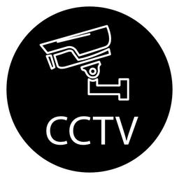 CCTV logo, black icon version, on a transparent background