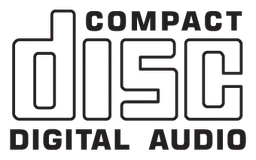CD logo, black version, on a transparent background