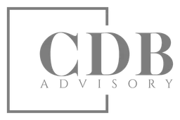 CDB logo, monochrome version, on a transparent background