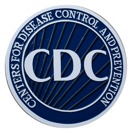 CDC logo, icon version, on a transparent background