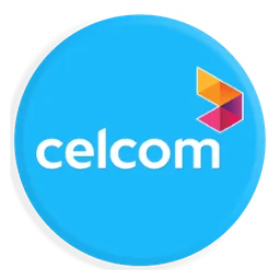 Celcom logo, icon version, on a transparent background