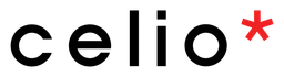 Celio logo, black wordmark version, on a transparent background