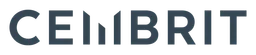 Cembrit logo, black wordmark version, on a transparent background